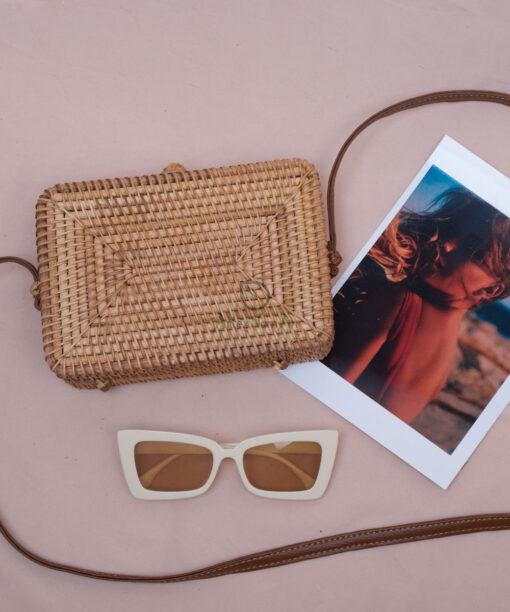 Rectangular Woven Bags Women Handbags Also Rattan Summer Ladies Bags Made In Vietnam R 42 11 001 04