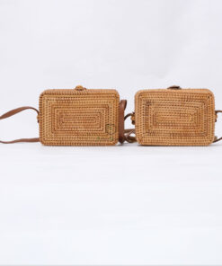 Rectangular Woven Bags Women Handbags Also Rattan Summer Ladies Bags Made In Vietnam R 42 11 001 04