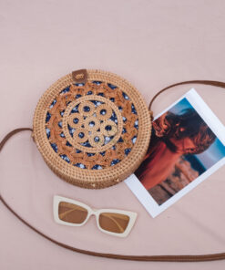 Round Woven Handbags For Women Also Rattan Straw Summer Beach Bag From Vietnam R 42 11 003 01