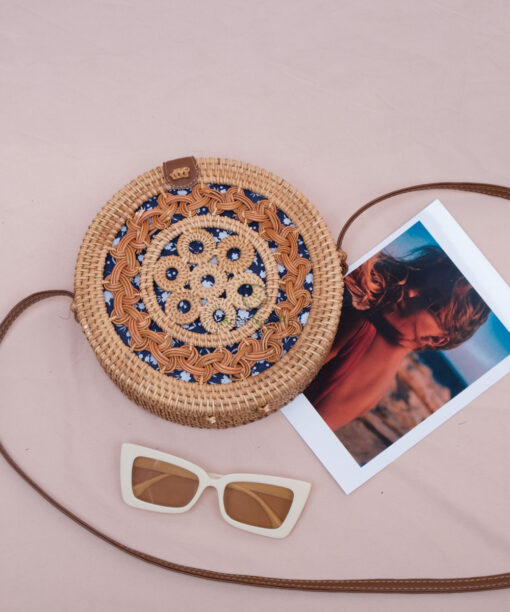 Round Woven Handbags For Women Also Rattan Straw Summer Beach Bag From Vietnam R 42 11 003 01