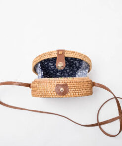 Round Woven Handbags For Women Also Rattan Straw Summer Beach Bag From Vietnam R 42 11 003 01