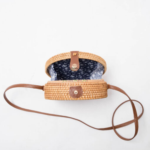Round Woven Handbags For Women Also Rattan Straw Summer Beach Bag From Vietnam R 42 11 003 01
