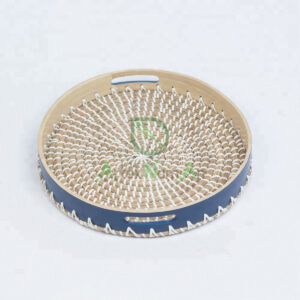 Scandinavian Tray Made From Bamboo And Seagrass SGS 09 03 046 01
