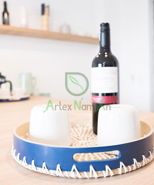Scandinavian Tray Made From Bamboo And Seagrass SGS 09 03 046 01