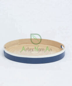 Scandinavian bamboo tray with handles S 18 03 004 01