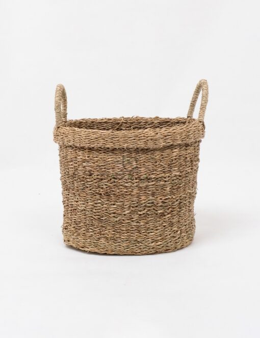 Set 3 Laundry Foldable Seagrass Belly Basket SG 06 05 220 1