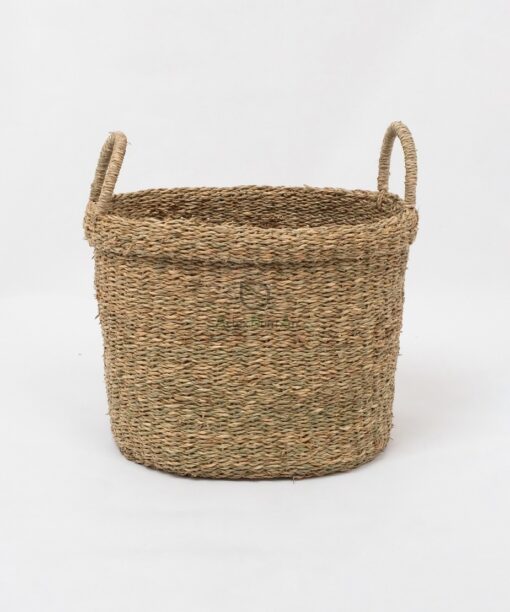 Set 3 Laundry Foldable Seagrass Belly Basket SG 06 05 220 1