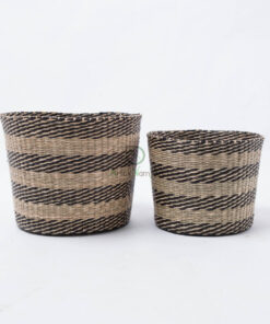 Set Of 2 Seagrass Baskets From Vietnam SG 06 05 438 01