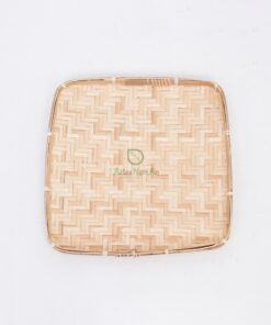 Square Flat Winnowing Bamboo Basket With Natural Color NBR 09 30 001 02
