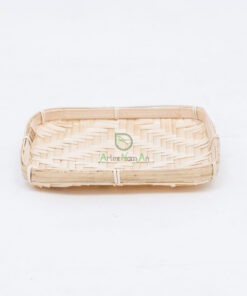 Square Flat Winnowing Bamboo Basket With Natural Color NBR 09 30 001 02