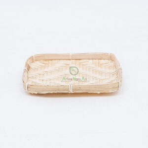 Square Flat Winnowing Bamboo Basket With Natural Color NBR 09 30 001 02