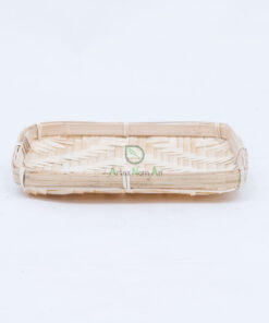 Square Flat Winnowing Bamboo Basket With Natural Color NBR 09 30 001 02