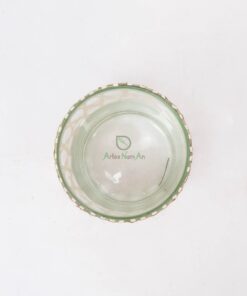 Unique Glass And Seagrass Candle Holder PA 06 28 001 02 S