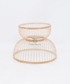 Unique Shape Natural Woven Hanging Pendant Lamp Shade From Vietnam NB 17 21 018 01