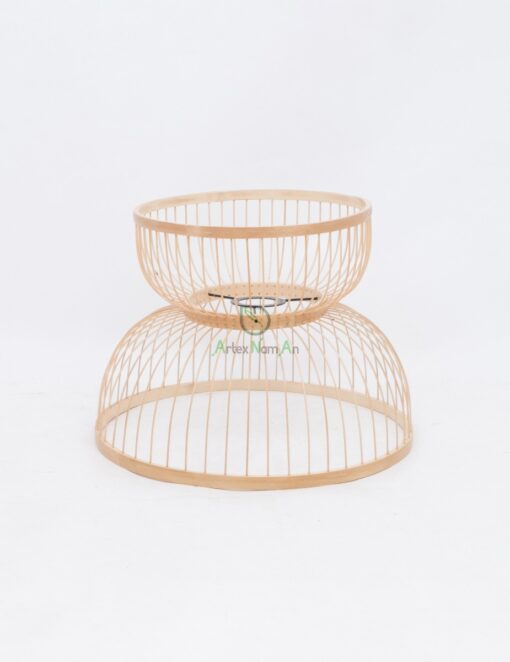 Unique Shape Natural Woven Hanging Pendant Lamp Shade From Vietnam NB 17 21 018 01