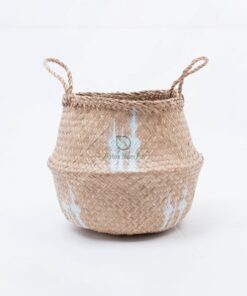 Vietnam Suppliers Woven Rice Belly Basket Organizer With Handles SG 06 05 441 01