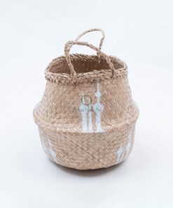 Vietnam Suppliers Woven Rice Belly Basket Organizer With Handles SG 06 05 441 01