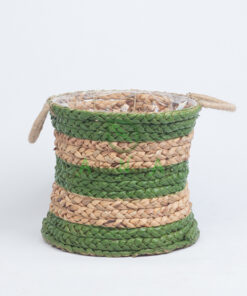 Water Hyacinth Farm House Planter With Handles W 06 05 216 01