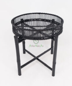 Wholesale Black Bamboo Serving Tray/storage Tray With Legs NB 11 03 001 01