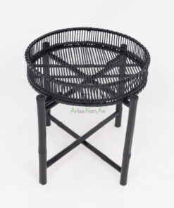 Wholesale Black Bamboo Serving Tray/storage Tray With Legs NB 11 03 001 01