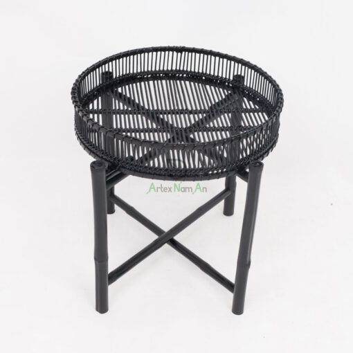 Wholesale Black Bamboo Serving Tray/storage Tray With Legs NB 11 03 001 01