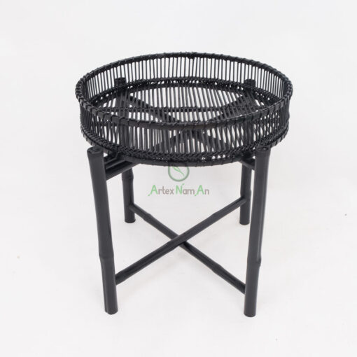 Wholesale Black Bamboo Serving Tray/storage Tray With Legs NB 11 03 001 01