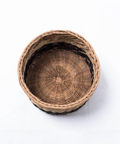 Wholesale Woven Baskets With Round Shape, Brown And Natural Color For Toy Storage From Vietnam Manufacturer RAP 10 05 001 01
