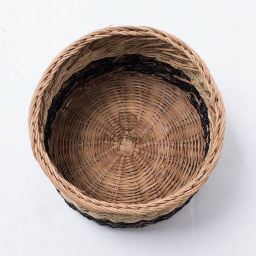 Wholesale Woven Baskets With Round Shape, Brown And Natural Color For Toy Storage From Vietnam Manufacturer RAP 10 05 001 01