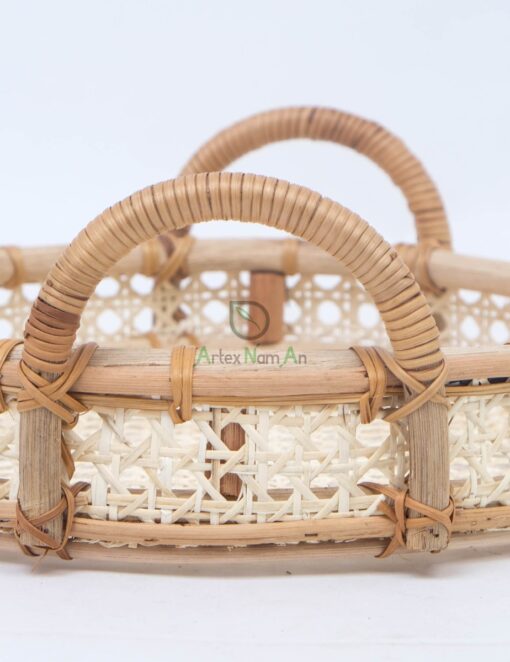 Wholesale natural rattan open weave serving trayweaving tray/decorative trays RI 46 03 001 03
