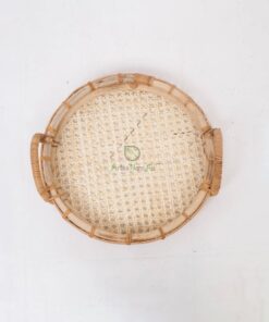 Wholesale natural rattan open weave serving trayweaving tray/decorative trays RI 46 03 001 03