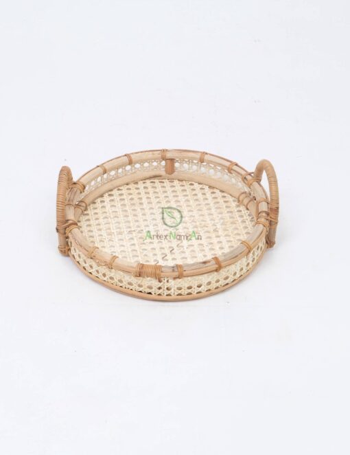 Wholesale natural rattan open weave serving trayweaving tray/decorative trays RI 46 03 001 03