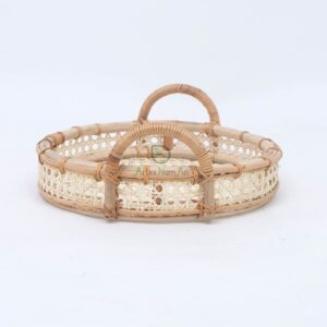 Wholesale natural rattan open weave serving trayweaving tray/decorative trays RI 46 03 001 03