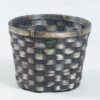 Woven Bamboo Basket In Black With High Quality NB 09 16 021 1