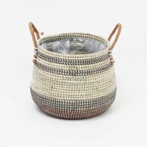 Woven Flower Pots & Planters Also Seagrass Plant Basket For Home And Garden SG 09 16 125 01