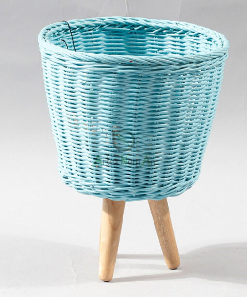Woven rattan indoor plant pots & planters R 09 16 006 3
