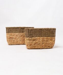 Zigzag Bolga Baskets From Vietnam W 06 05 293 01