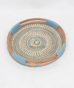 Beautiful Bamboo And Seagrass Serving Tray/Decorative Tray