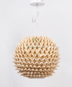 Unique design eco friendly hand made round quill lampshade from Vietnam