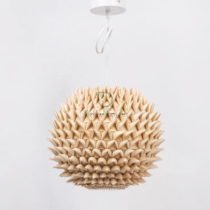 Unique design eco friendly hand made round quill lampshade from Vietnam