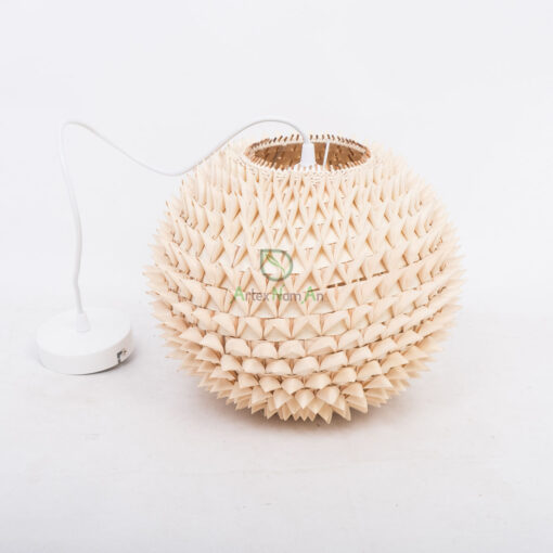 Unique design eco friendly hand made round quill lampshade from Vietnam