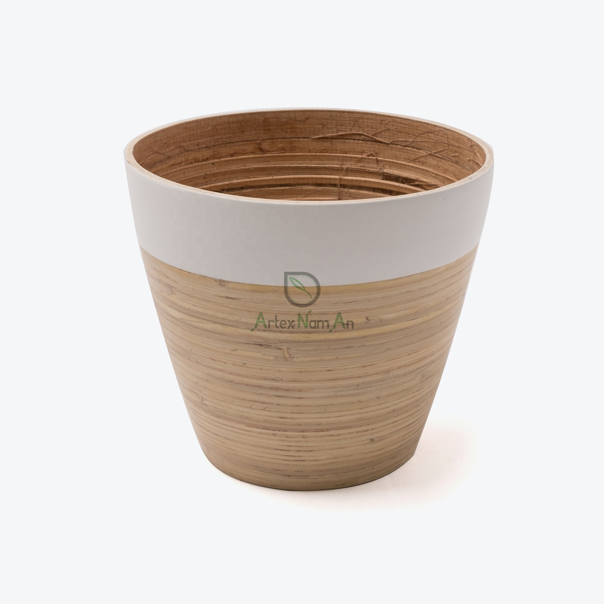 Bamboo Flower Pots & Planters Handmade Indoor Plant Pot S 15 16 009 01