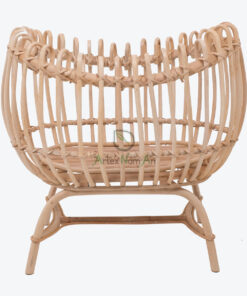 Barbie Doll Accessories Round Rattan Doll Bassinet RI 30 24 001 01