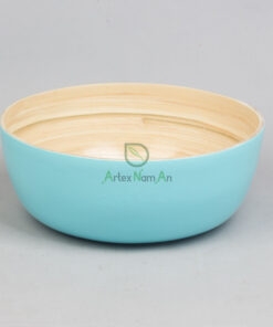 Beautiful Eco Friendly Bamboo Round Decorative Bowl S 18 01 019 01