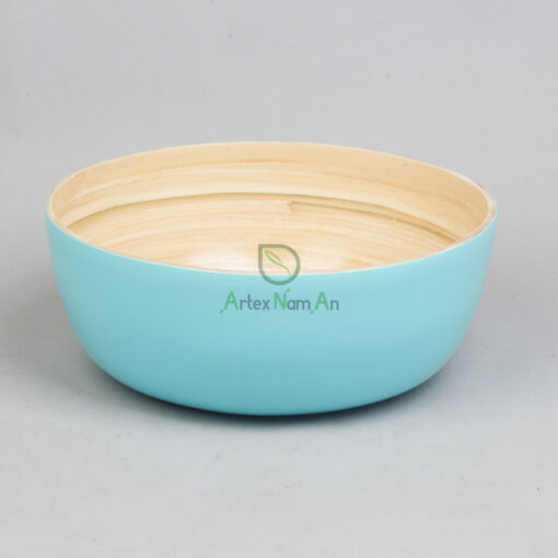Beautiful Eco Friendly Bamboo Round Decorative Bowl S 18 01 019 01