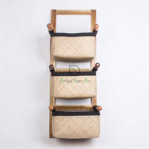 Beautiful Woven Seagrass Hanging Hamper Storage Basket SG 06 05 357 01