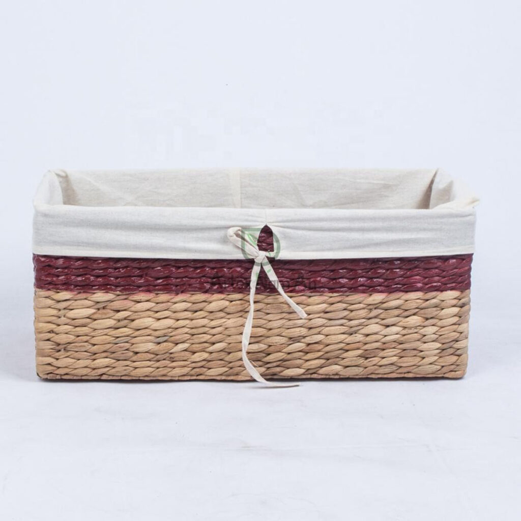 Best Seller Water Hyacinth Storage Picnic Basket W 06 05 217 02