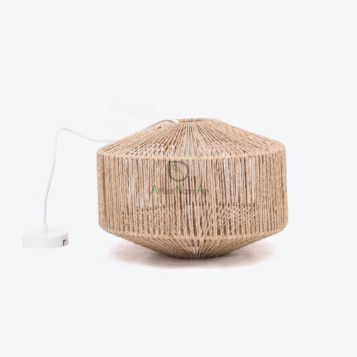 Chandeliers Pendant Lights Woven Jute Modern Hanging Lamp JU 09 01 001 01