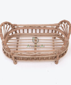 Eco Friendly Rattan Doll Bed Baby Doll Cradle RI 30 24 002 01