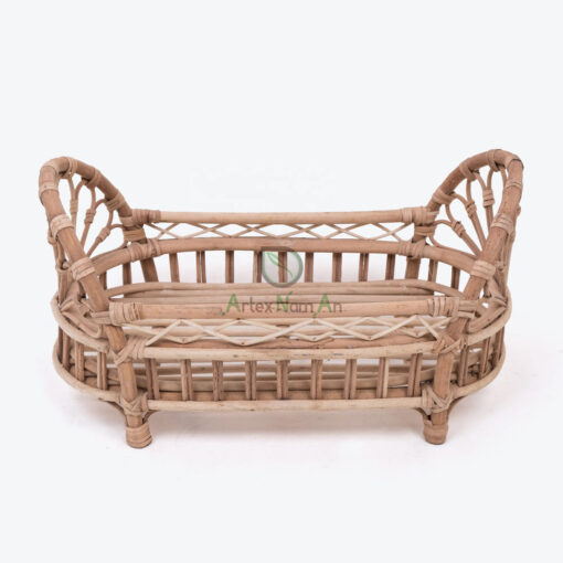 Eco Friendly Rattan Doll Bed Baby Doll Cradle RI 30 24 002 01