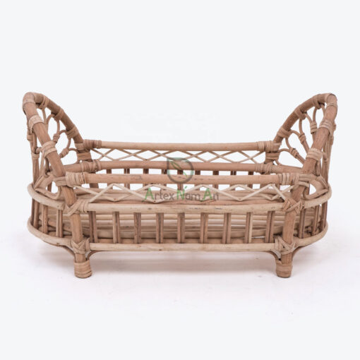Eco Friendly Rattan Doll Bed Baby Doll Cradle RI 30 24 002 01